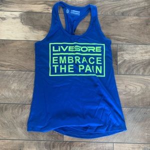 Never worn live sore tank